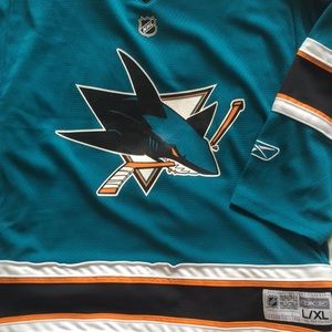 San Jose Sharks RBK Official Jersey - like new